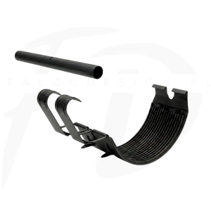 Złączka rynny stalowa Inguri  ⌀ 125 kolor czarny